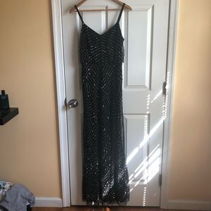 ADRIANA PAPELL Black Evening Gown